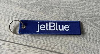 Porte clef de la compagnie aérienne Jet Blue