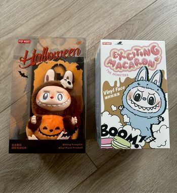 Lot Labubu Halloween et Macaron Popmart Neuf