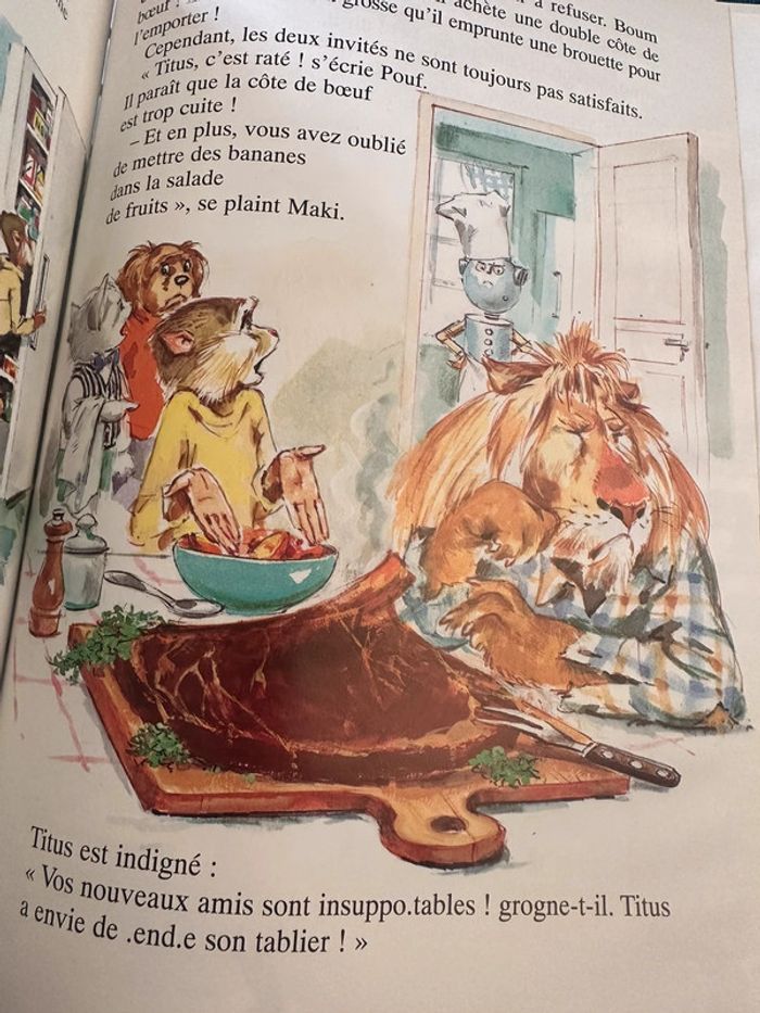 Caroline et les Vagabonds lion singe livre bd album Pierre Probst rare collection - photo numéro 3