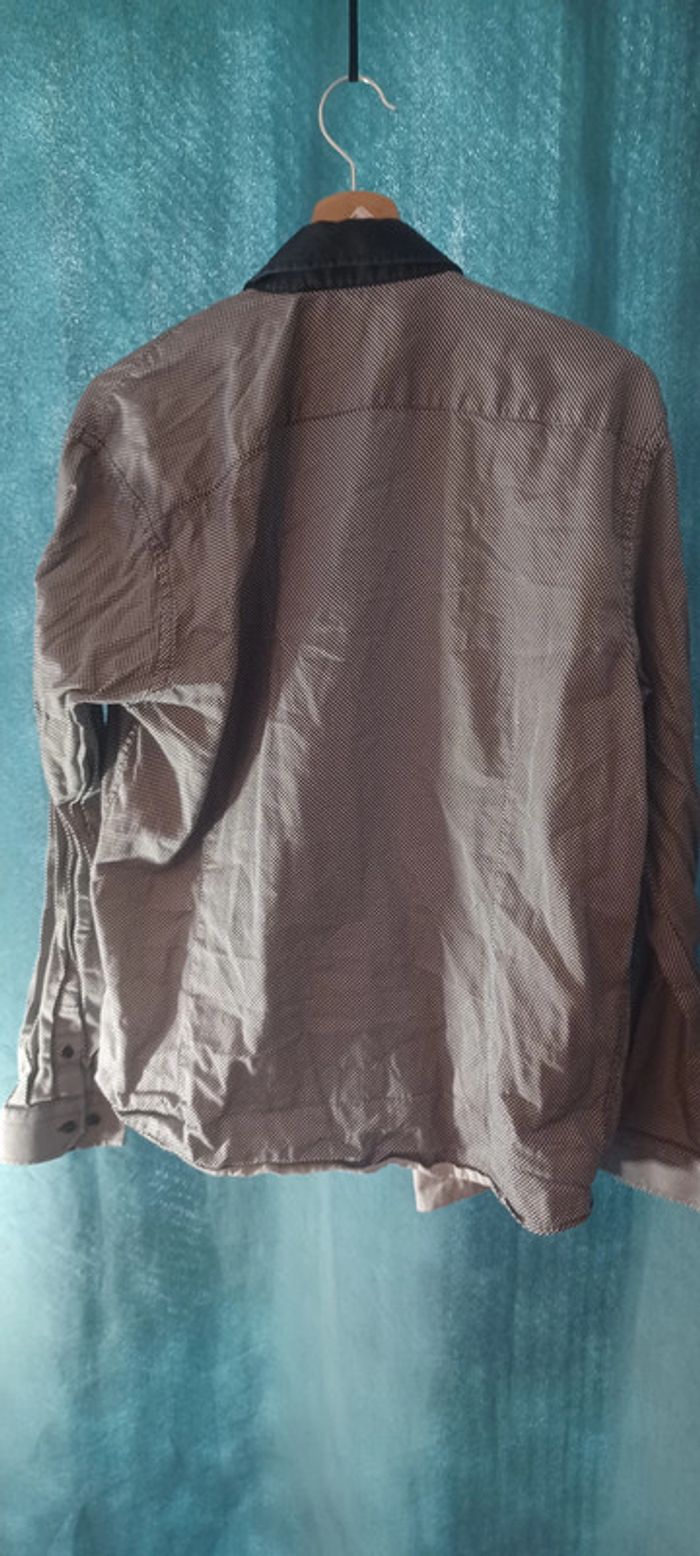 Chemise officielle armand thierry carreaux coupe ajustée - photo numéro 2