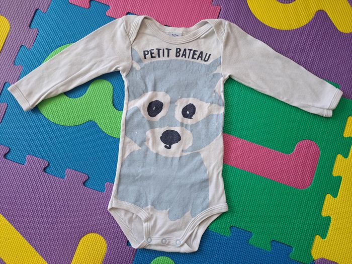 Lot de 8 bodies ml (6 Petit Bateau et 2 Orchestra) 9m - photo numéro 5