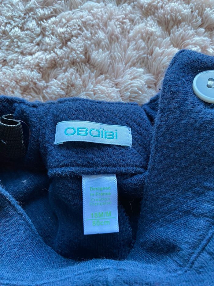 Lot de 2 short épais d’hiver Obaïbi 18 mois - photo numéro 3