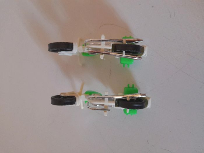 Playmobil moto vintage verte et blanche - photo numéro 3