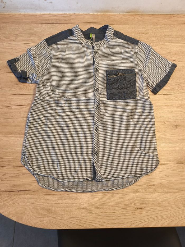 Chemise manche courte 12 ans