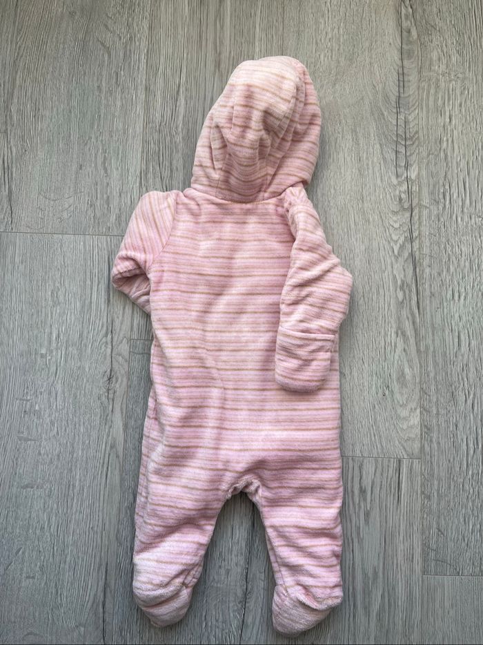 Combinaison bébé rayée rose Influx – 3 mois - photo numéro 3