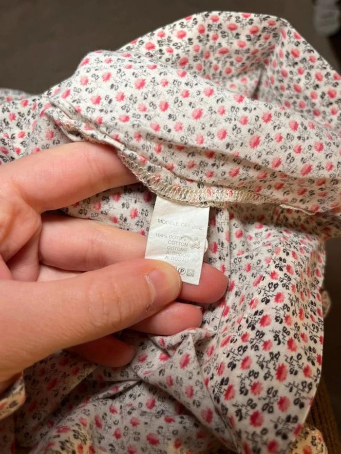 Blouse fleurie Bonpoint 3 ans - photo numéro 4
