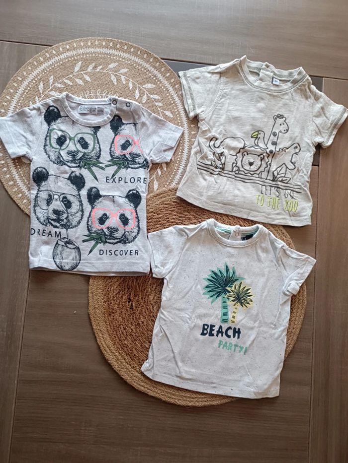 🐼 Lot Tee-shirt taille 6mois