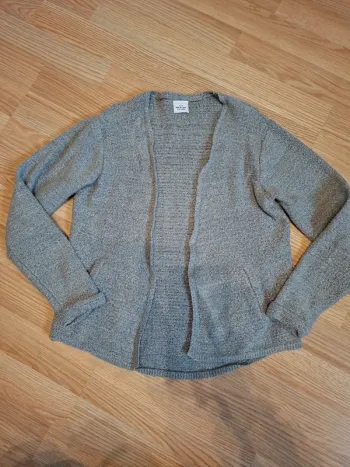 Gilet fils argentés