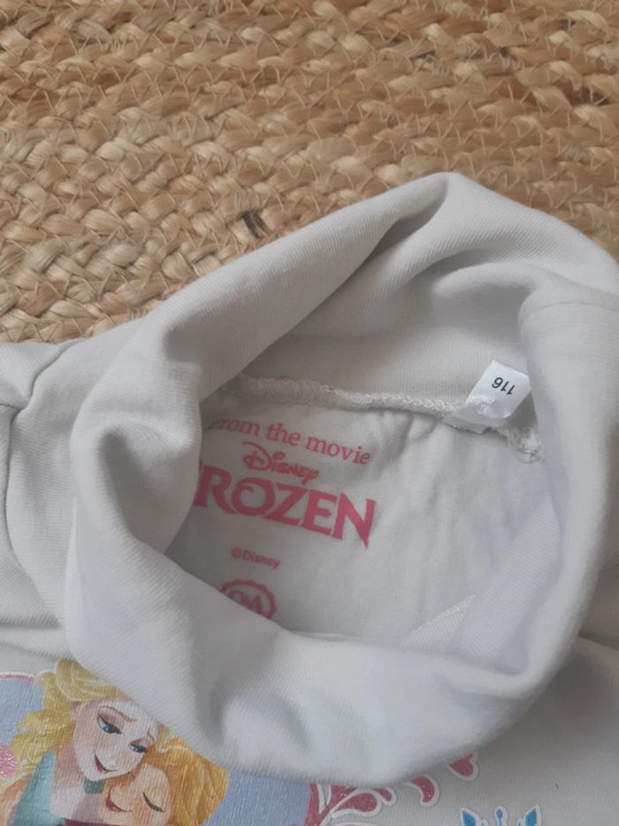 Tee-shirt manches longues à col roulé Disney 116 cm - photo numéro 4