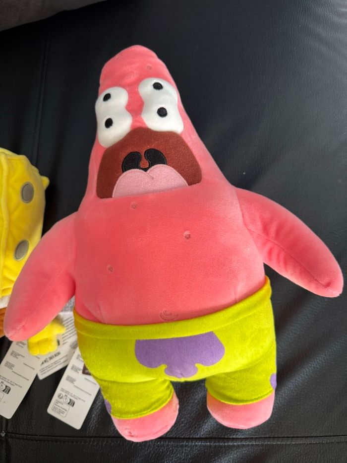 2 peluches bob l’éponge et cactus - photo numéro 4