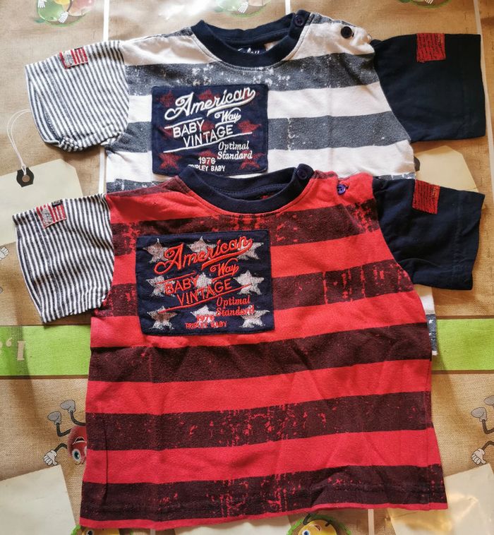 lot de 2 t-shirts taille 18 mois - photo numéro 2