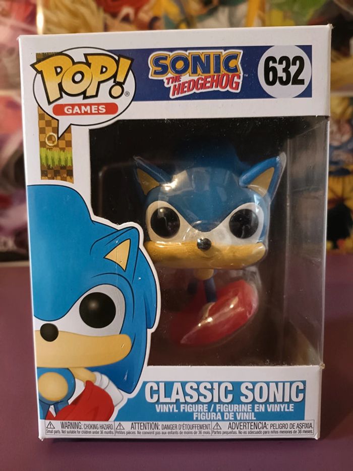 Figurine Funko Pop Sonic The Hedgehog Classic Sonic 632