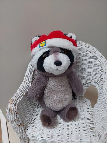 Lidl - peluche raton laveur Noel