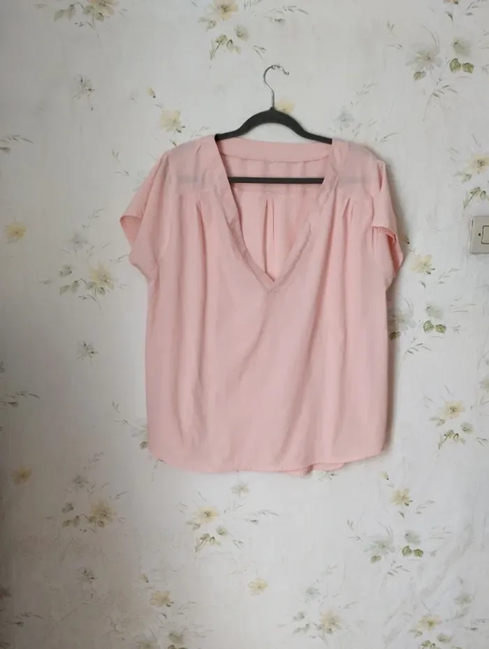 Blouse rose taille 50 52