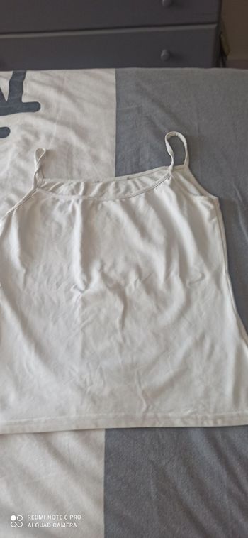 Debardeur blanc t. 38