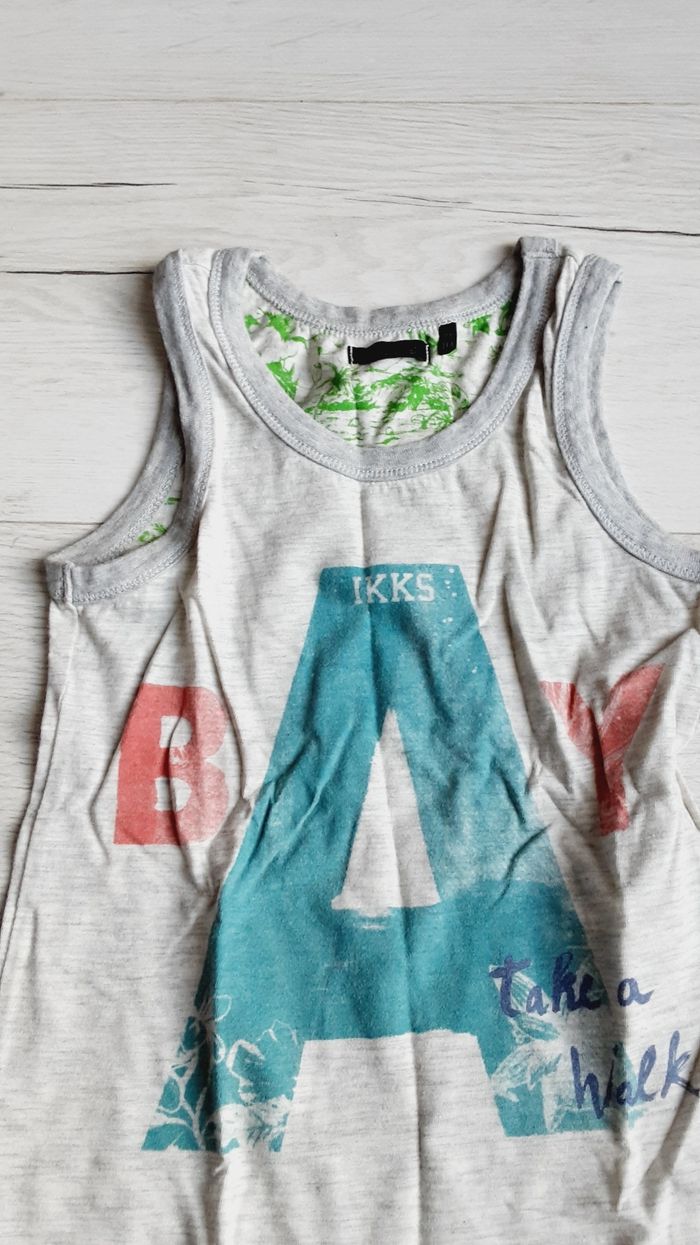 Vêtement garçon tee-shirt débardeur Ikks 6 ans - photo numéro 2