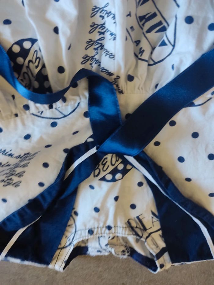 Bloomer vintage 6 mois style marin - photo numéro 3