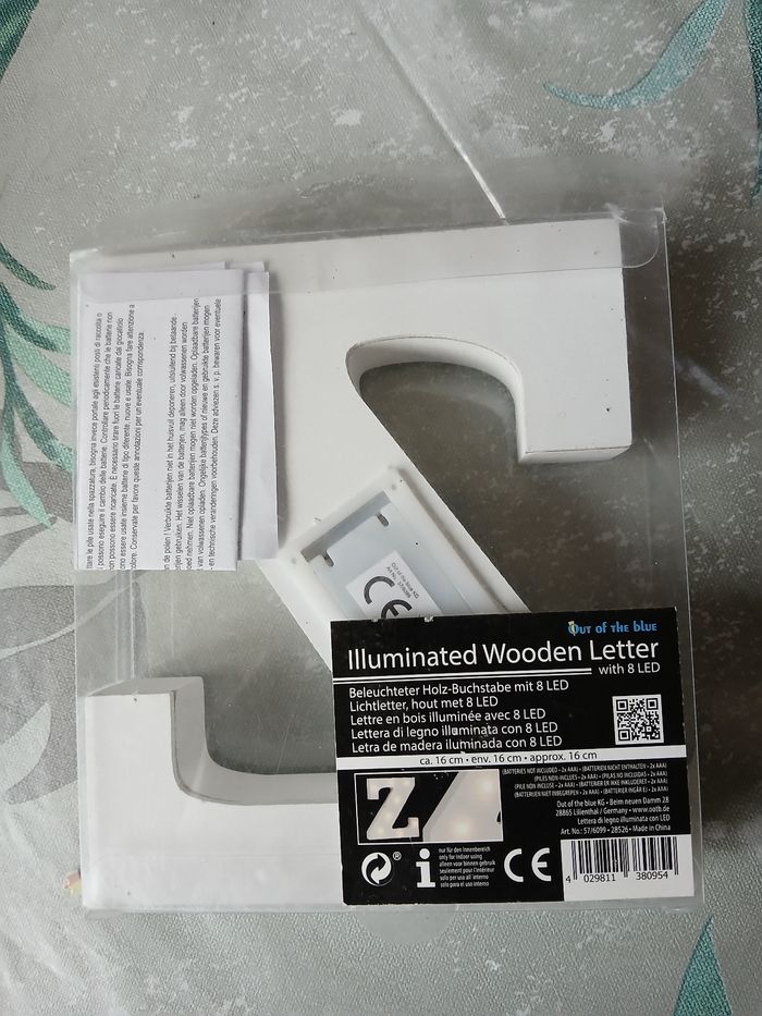 Lettre Z lumineuse - photo numéro 2