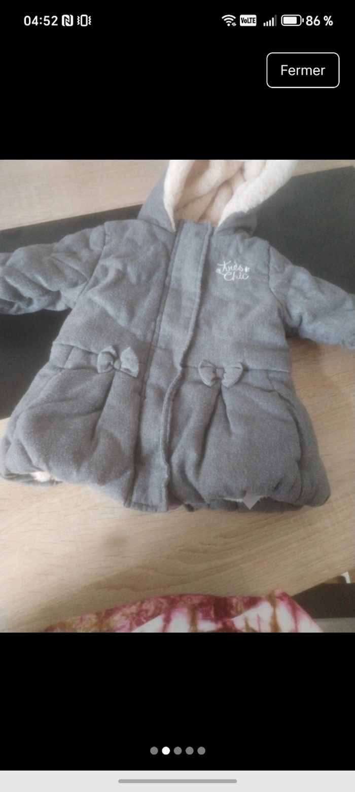 Manteau chaud fille - photo numéro 2