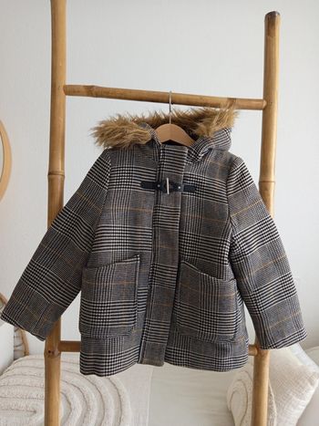 Manteau chaud à capuche fille 6 ans