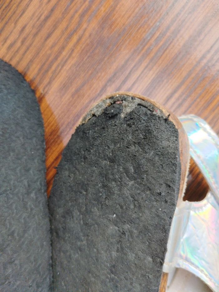 Sandales pointure 29 fille FPC argent - photo numéro 6