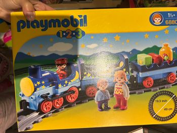 Playmobil 123 6880 Train étoilé avec passagers et rails