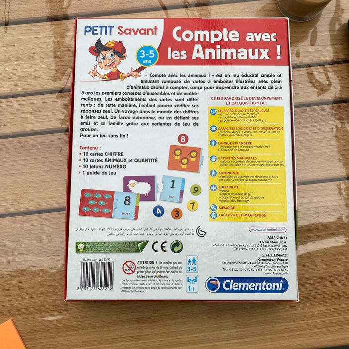 Puzzle apprendre à compter en français et anglais - photo numéro 2