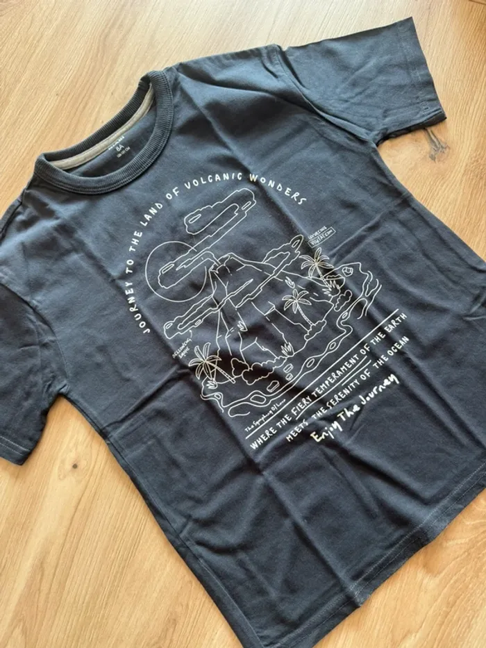 T-shirt garçon kiabi gris 8ans
