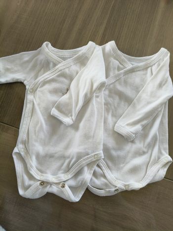 Lot de 2 bodies manches longues 1m