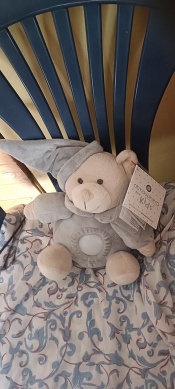 Doudou veilleuse peluche Ours Atm