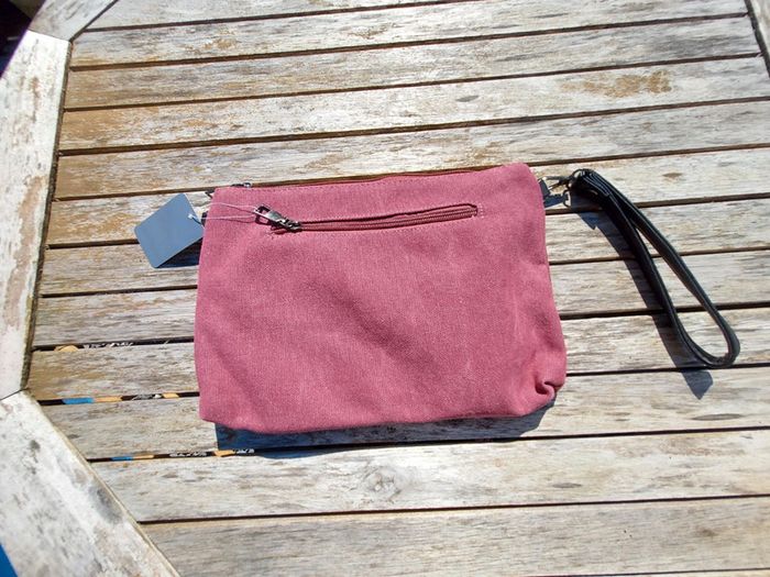 Pochette bordeau/vieux rose - photo numéro 2