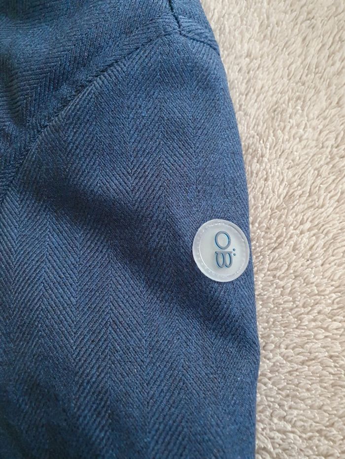 Manteau à capuche chaud bleu hiver - photo numéro 4