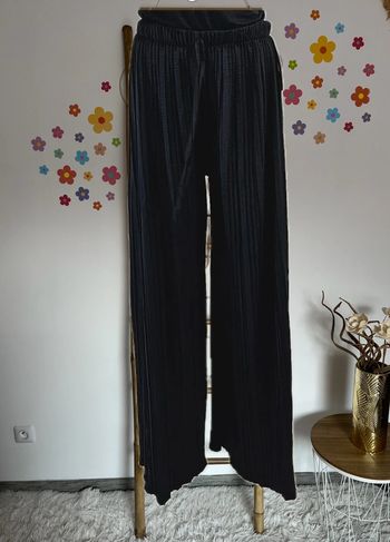 Pantalon plissé grande taille
