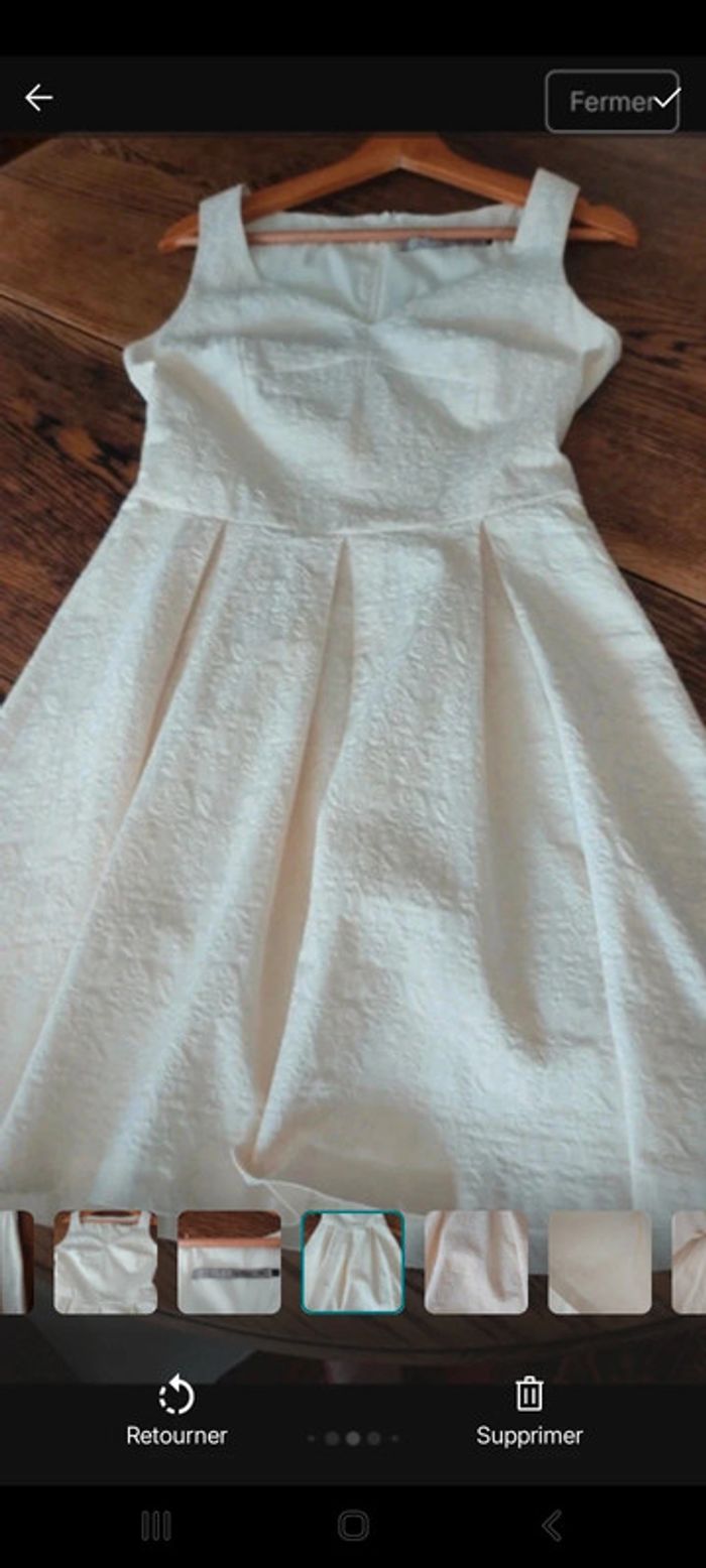 Robe chic blanche Styles by Steps taille 36 - photo numéro 15