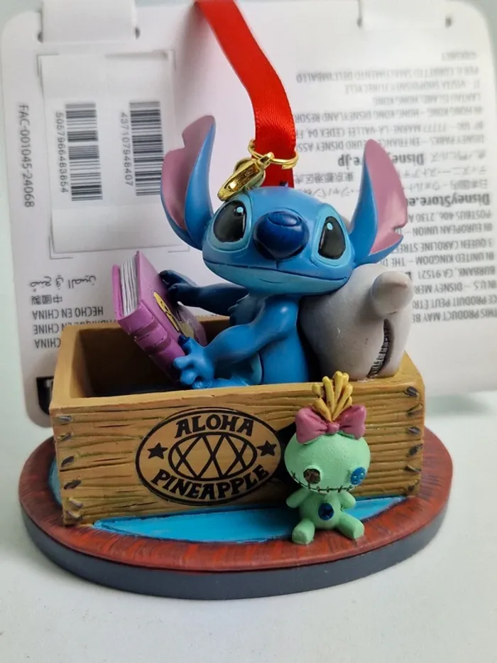 D259 Stitch Sketchbook Ornament, Lilo & Stitch Figurine - photo numéro 5