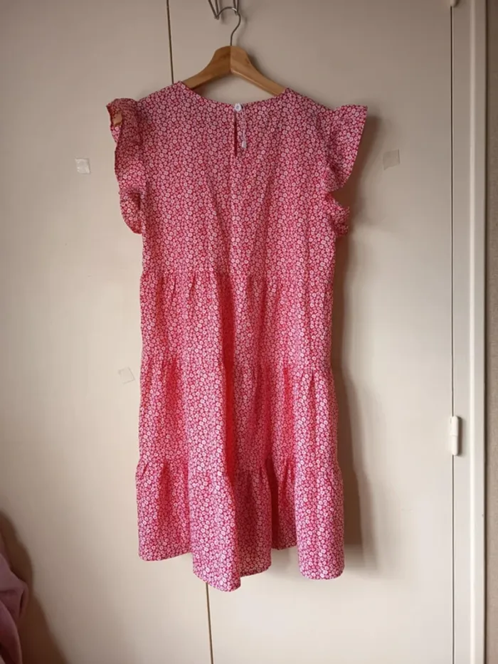robe été longue manches petits volants (A198) - photo numéro 3