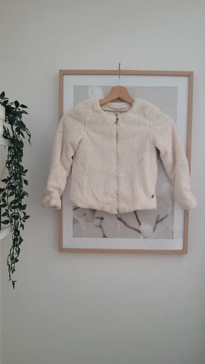 Veste en fausse fourrure fille Creeks 8 ans