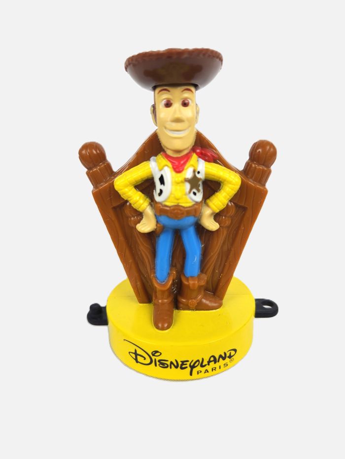 Figurine Woody Toy Story - Tampon Disneyland Paris - Vintage 1999