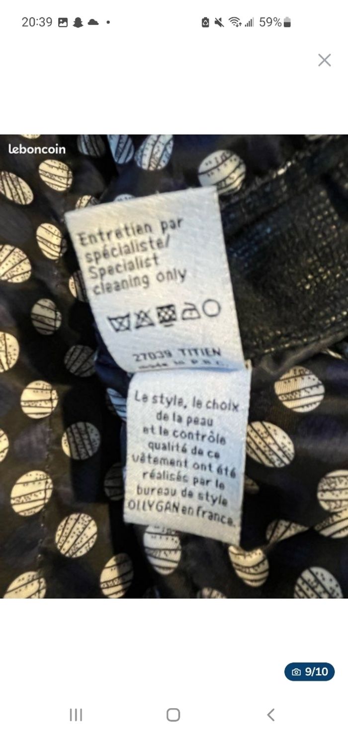 Blouson chaude ou moto en cuir - photo numéro 8