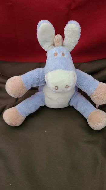Ane NOUKIE'S  doudou Paco bleu 16 cm