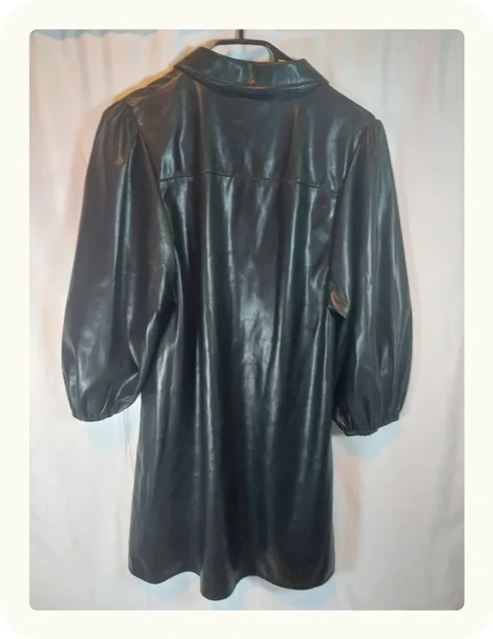 Robe simili cuir Zara - photo numéro 4