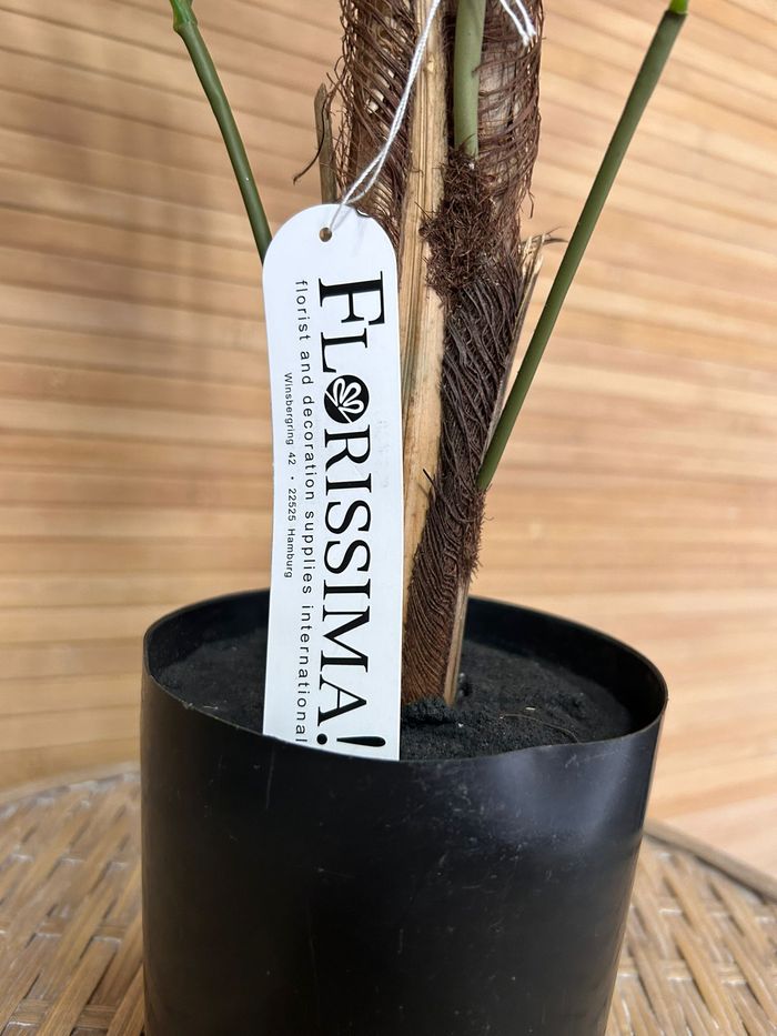 Palmier Areca 120cm en pot. Plante vertes artificielle avec tronc plutôt réaliste - photo numéro 4