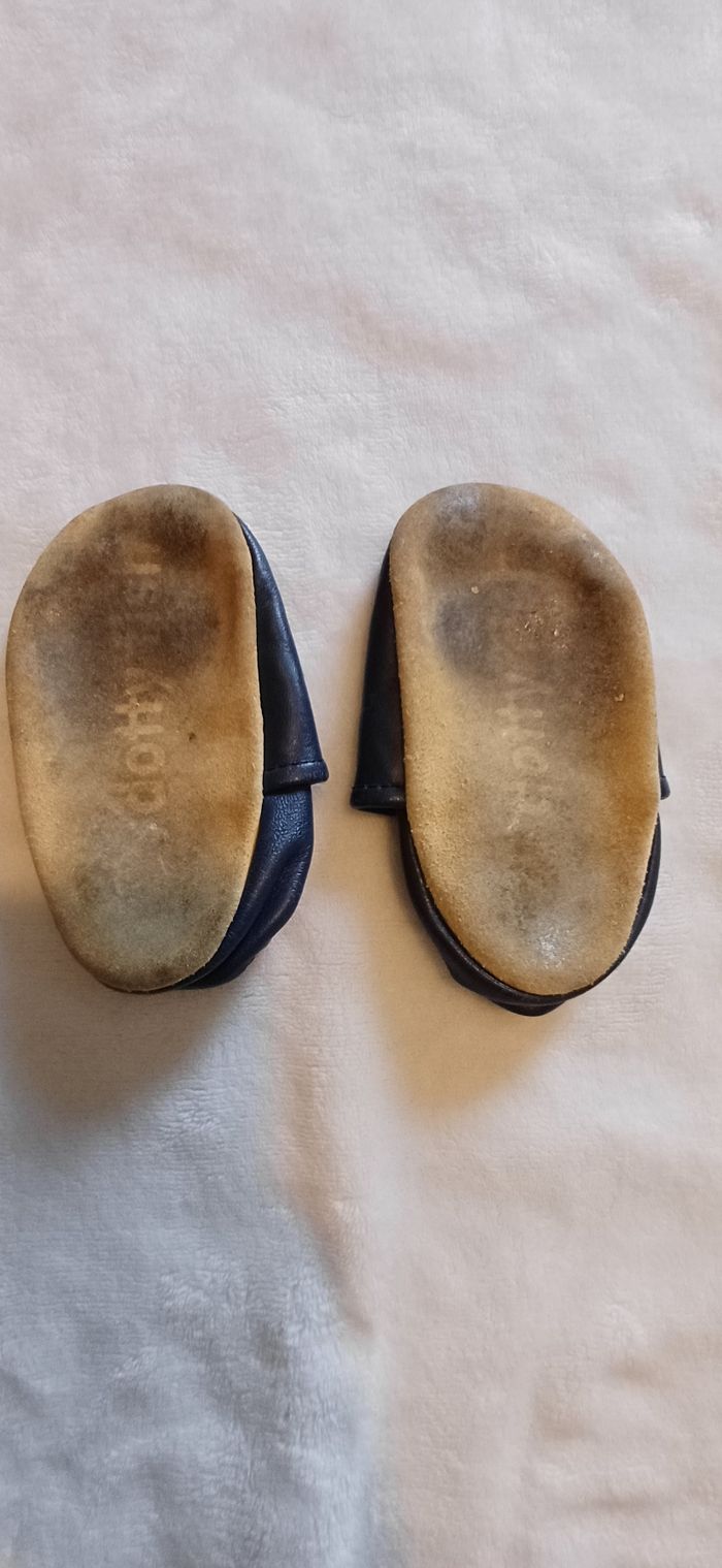 Chaussures à semelle souple rouge camion de pompiers 18-24 mois dotty fish - photo numéro 2