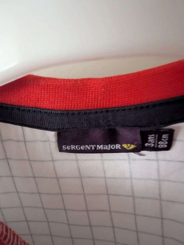 T shirt manches courtes 3 ans Sergent Major - photo numéro 2