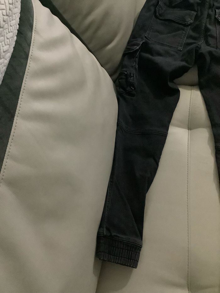 Pantalon type cargo slim noir Taille XS marque FSBN - photo numéro 7