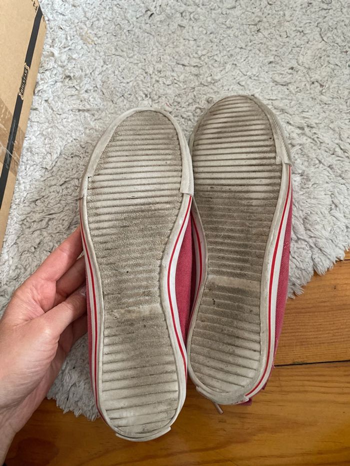 Baskets en toile rose - photo numéro 6