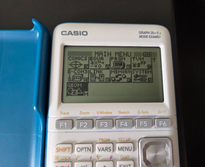Calculatrice casio graph 35+Ell mode examen - photo numéro 2
