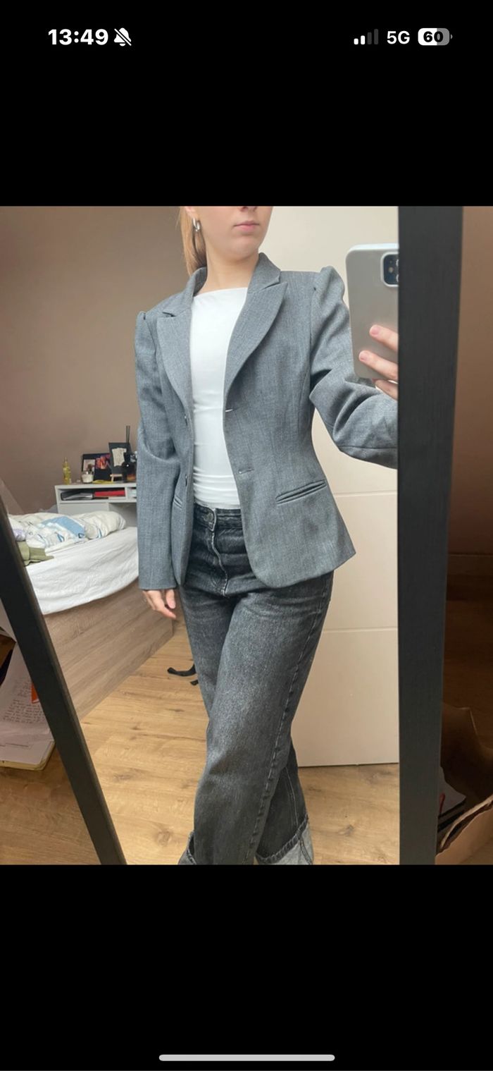 Blazer gris - photo numéro 2