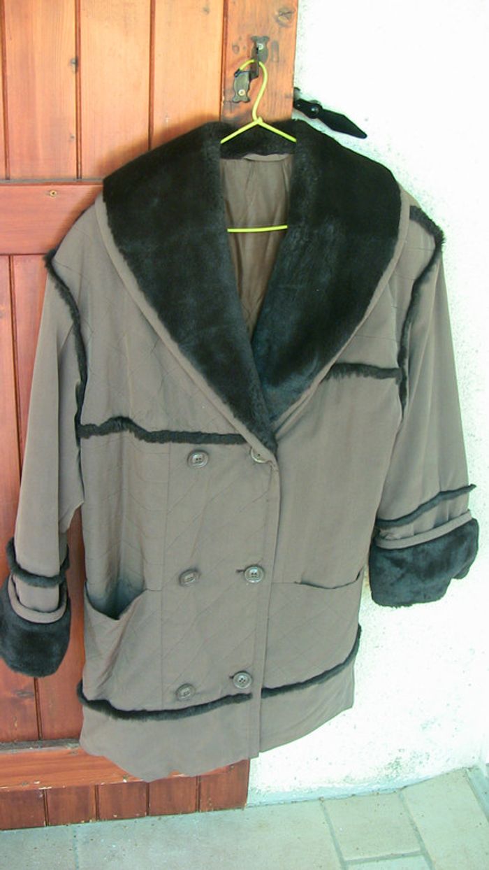 Manteau taille 36/38 marron