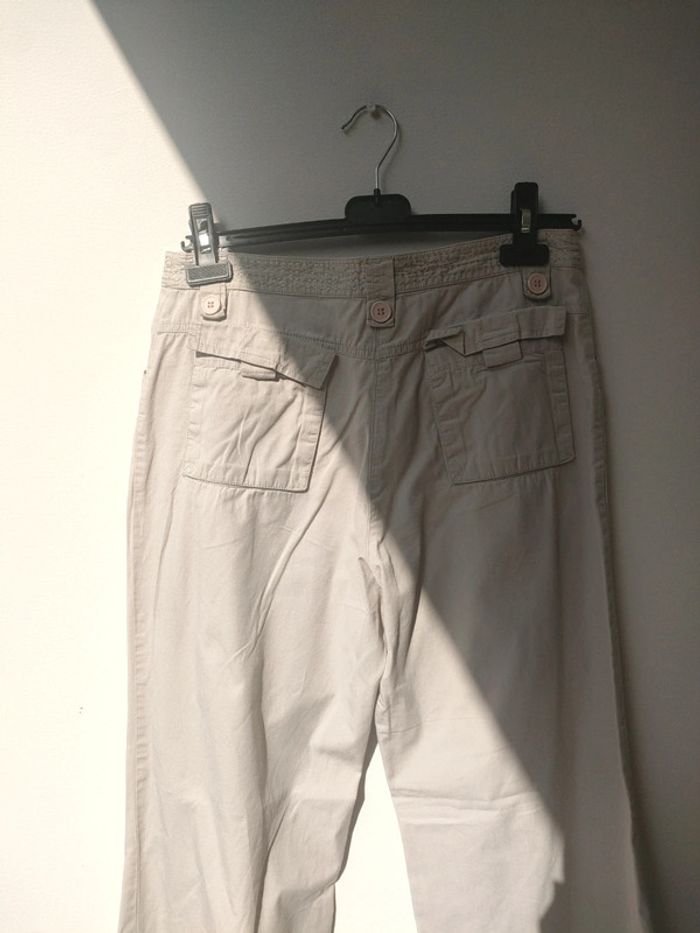 pantalon large taille haute Manoukian 38 40 - photo numéro 7